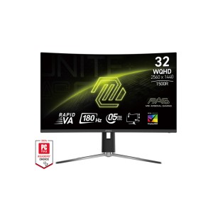 MSI 31.5" MAG 32CQ6PF 2560x1440 (WQHD) 1500R RAPID VA 180Hz 0.5ms Adaptice-Sync Gaming Monitör