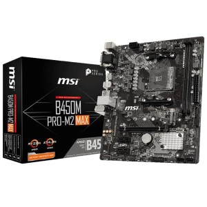 MSI B450M PRO-M2 MAX Amd B450 Soket AM4 DDR4 4133Mhz (OC) M.2 mATX Anakart