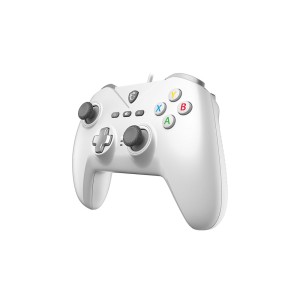 MSI FORCE GC200 WHITE Kablolu Titreşimli Beya Gamepad MSI FORCE GC200 WHITE Kablolu Titreşimli Beya Gamepad