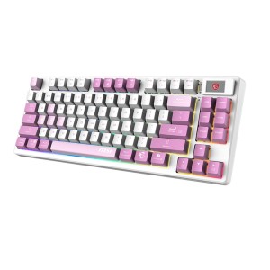 MSI FORGE GK600 TKL WIRELESS VIOLET RGB Mekanik Linear Kablosuz Gaming Klavye