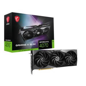 MSI GeForce RTX 4070 GAMING X SLIM 12G 192Bit 12GB PCI-E 4.0 GDDR6X NVIDIA DLSS 3 Ekran Kartı