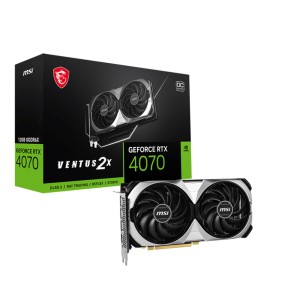 MSI GeForce RTX 4070 VENTUS 2X 12G OC 192Bit 12GB  PCI-E 4.0 GDDR6X DLSS 3 NVIDIA Ekran Kartı