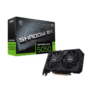 MSI GeForce RTX 5050 8G SHADOW 2X OC GDDR6 8GB  DLSS 4 128Bit NVIDIA Ekran Kartı