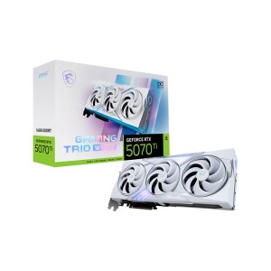 MSI GeForce RTX 5070 Ti 16G GAMING TRIO OC WHITE 16GB GDDR7 256 Bit DLSS 4 NVIDIA Ekran Kartı