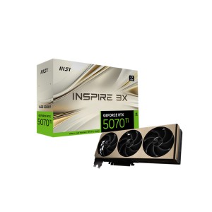 MSI GeForce RTX 5070 Ti 16G INSPIRE 3X PLUS 16GB GDDR7 256 Bit DLSS 4 NVIDIA Ekran Kartı