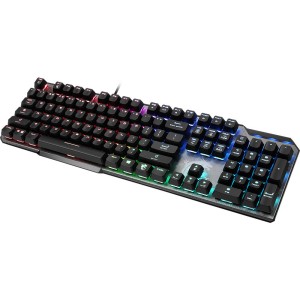 MSI GG VIGOR GK50 ELITE BW TR White Mekanik RGB Metal Tuş Yüzeyi Türkçe Q Gaming Klavye