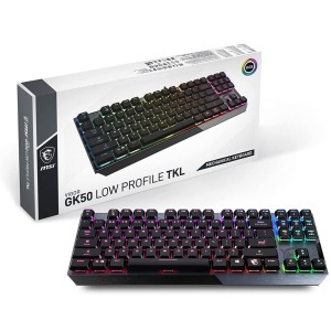 MSI GG VIGOR GK50 Low Profil TKL TR RGB Türkçe Q Gaming Klavye