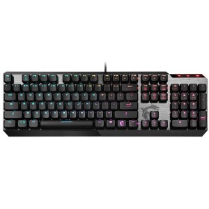 MSI GG VIGOR GK50 LOW PROFILE TR Mekanik RGB Metal Tuş Yüzeyi Türkçe Q Gaming Klavye
