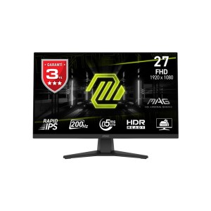 MSI MAG 272F 27" 200HZ 0.5MS 1920x1080 (FHD) RAPID IPS (GTG) FreeSync Gaming Monitör