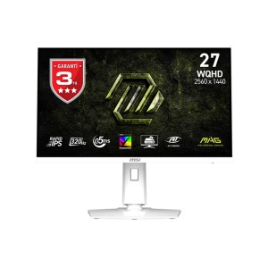 MSI MAG 274QRFW X32 27" 320Hz 0.5MS (Min.)  2560x1440 (WQHD) RAPID IPS FREESYNC Pivot Beyaz Gaming Monitör