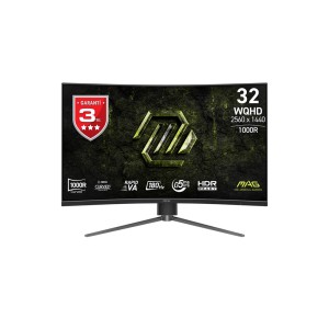 MSI MAG 325CQPF E18 31.5 " 180HZ 0.5MS (Min.) 2560x1440 (WQHD)  Rapid VA Adaptive-Sync Kavisli Gaming Monitör