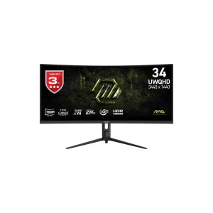 MSI MAG 342CQRF E20 34" 200HZ 0.5MS GtG 3440x1440 (UWQHD) Rapid VA  AMD FreeSync Premium Kavisli Gaming Monitör