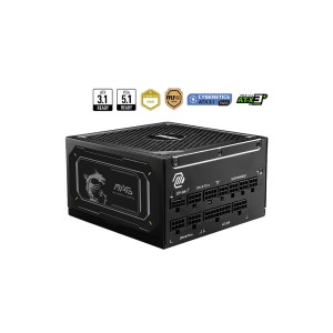 MSI MAG A1000GL PCIE5 II 1000W 80Plus Gold ATX 3.1 Full Modüler Güç Kaynağı