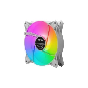 MSI MAG F120 ARGB-3RB 120mm ARGB Reverse 3'lü Beyaz Fan Kiti