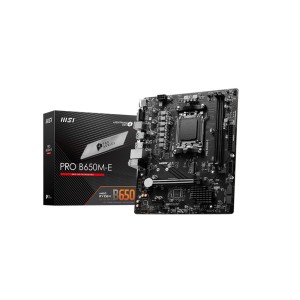 MSI PRO B650M-E AM5 DDR5 6800MHZ(OC) HDMI VGA M.2 USB3.2 2.5G LAN mATX