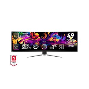 MSI MPG 491CQPX QD-OLED 49" 240HZ 0.03MS 5120x1440 (DQHD) QD-OLED G-SYNC Kavisli Gaming Monitör