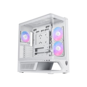 MSI MPG VIXTA 300R PZ W 1x ARGB 120mm +2xARGB 140mm Reverse Fanlı Mid-Tower Beyaz Gaming Kasa