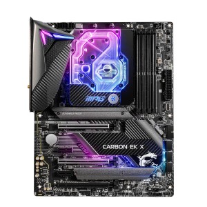 MSI MPG Z490 CARBON EK X Intel Z490 Soket 1200 DDR4 4800 (OC) M.2 USB3.2 RGB ATX Anakart