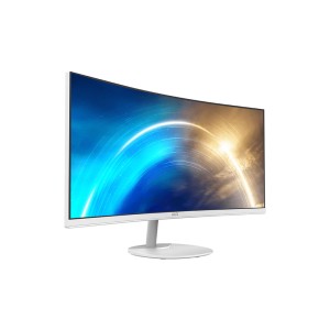 MSI PRO MP341CQW 34" 3440 x 1440 (QHD) VA 4Ms 100Hz 21:9 Professional Beyaz Kavisli Monitör