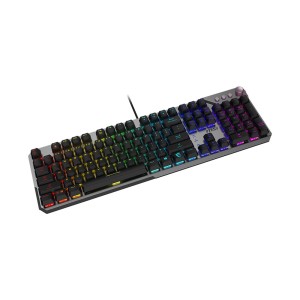MSI STRIKE 600 SILENT TR RGB Mystic Light Mekanik Sessiz Kablolu Gaming Klavye