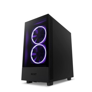 NZXT H5 Elite Tempered Camlı RGB ATX Siyah Mid Tower Kasa-CC-H51EB-01