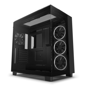 NZXT H9 Elite Tempered Camlı RGB ATX Siyah Mid Tower Kasa-CM-H91EB-01
