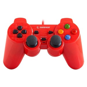 SNOPY RAMPAGE SG-R602  PS3/PC USB Kırmızı GamePad