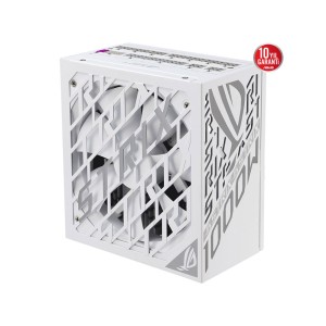 ASUS ROG Strix 1000W 80Plus Platinum White Edition ATX 3.1/PCIe 5.1 ATX12V Güç Kaynağı ASUS ROG Strix 1000W 80Plus Platinum White Edition ATX 3.1/PCIe 5.1 ATX12V Güç Kaynağı