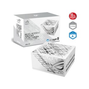 ASUS ROG Strix 1000W 80Plus Platinum White Edition ATX 3.1/PCIe 5.1 ATX12V Güç Kaynağı ASUS ROG Strix 1000W 80Plus Platinum White Edition ATX 3.1/PCIe 5.1 ATX12V Güç Kaynağı