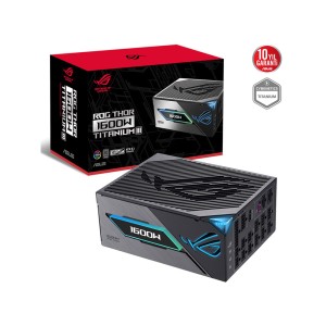 ASUS ROG THOR 1600W Titanium III GAMING OLED ATX 3.1/PCIe 5.1 Full Modüler Güç Kaynağı ASUS ROG THOR 1600W Titanium III GAMING OLED ATX 3.1/PCIe 5.1 Full Modüler Güç Kaynağı
