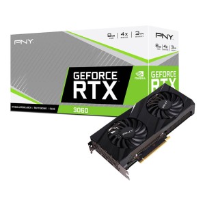 PNY GeForce RTX 3060 8GB VERTO VCG30608DFBPB1 Dual Fan 128 Bit Nvidia Ekran Kartı