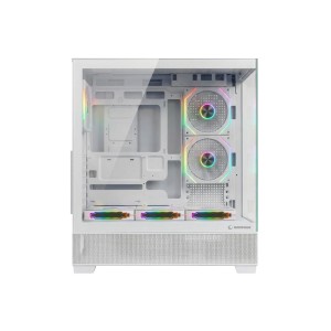 Rampage HYDRA V5 750W 80 Plus Bronze Beyaz 6*12cm ARGB Fan ATX Gaming Kasa