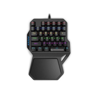 RAMPAGE KB-R77 USB Rainbow Backlight Mekanik 36 Tuşlu Mini Oyuncu Klavyesi