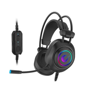 RAMPAGE RAGING PLUS SİYAH USB 7.1 Rgb Ledli Mikrofonlu Gaming Kulaklık 