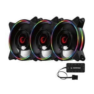 RAMPAGE RB-K12 3 x 120mm ARGB Led Fan