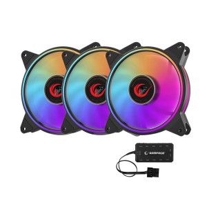 RAMPAGE RB-K8 3 x 120mm ARGB Led Fan