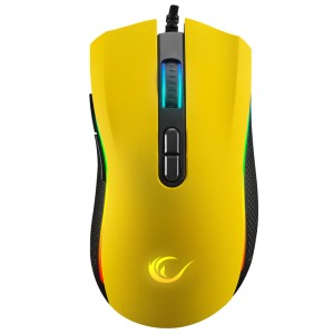 Rampage SMX-R44 Makrolu Sarı 6400dpi RGB Ledli Gaming Oyuncu Mouse