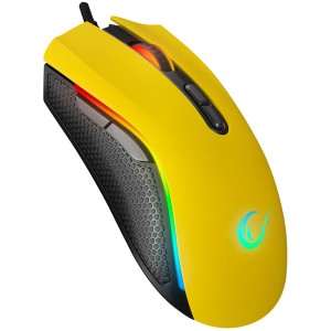 Rampage SMX-R44 Makrolu Sarı 6400dpi RGB Ledli Gaming Oyuncu Mouse