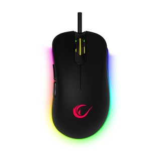 RAMPAGE SMX-R50 HOWL Usb Siyah RGB Işıklı Macro USB 6400 DPI Gaming Mouse