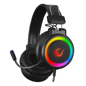 Rampage SN-R10 ALQUIST RGB  3,5mm Siyah Oyuncu Kulaklık