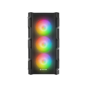Rampage Woon Mesh 650W 80Plus Bronze Rainbow Fanlı Temper Camlı Mid-T Gaming Kasa