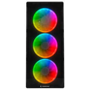 Rampage X-CORE 500W 4 x Rainbow Fanlı Pencereli Gaming Kasa