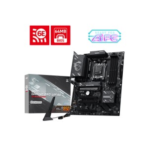 MSI B850 GAMING PRO WIFI6E AM5 DDR5 8200MT/s 2xM.2 USB 10Gbs Wi-Fi 6E ATX Anakart