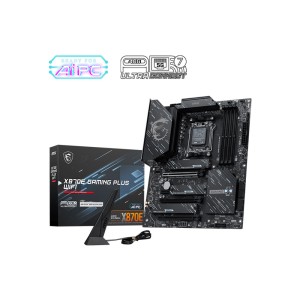 MSI X870E GAMING PLUS WIFI AMD Ryzen Soket AM5 DDR5 8200MT/s 5G LAN WIFI 7 ATX Anakart