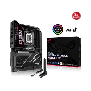ASUS ROG MAXIMUS Z890 HERO BTF Intel Core Ultra Z890 LGA 1851 Soket 9200MT/s ATX Anakart