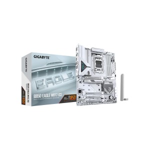 GIGABYTE B850 EAGLE WIFI7 ICE AMD B850 AM5 DDR5 Soket 8200MT/s Beyaz ATX Anakart