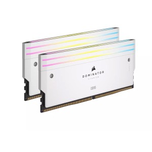 CORSAIR DOMINATOR TITANIUM RGB 64GB (2x32GB) CL30 6000MT/s DDR5 AMD EXPO Beyaz Ram-CMP64GX5M2B6000C30W