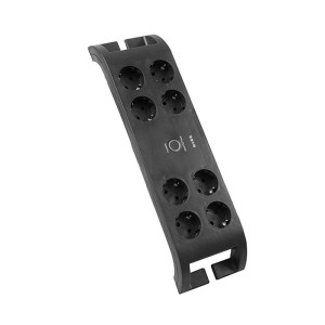S-link SPG3080 900 Joule 2m 8'li Siyah Akım Korumalı Priz