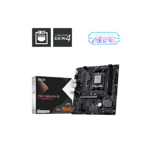 MSI PRO B840M-B AMD Ryzen B840 AM5 Soket 8000MT/s mATX Anakart