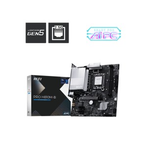 MSI PRO H810M-B Intel Core Ultra LGA 1851 Soket 6400MT/s  Micro ATX Anakart
